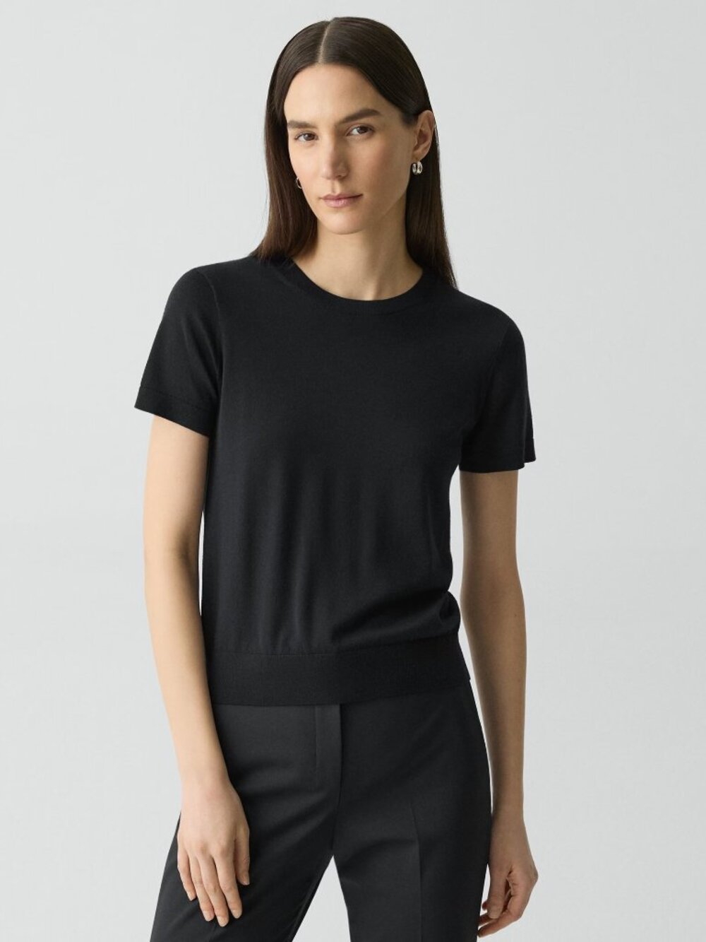 Theory Sweater Tee in Regal Wool